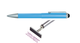 Фото Ручка штамп 3313М голубого цвета