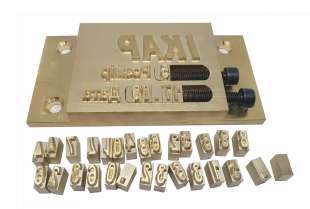 Фото Наборное клеймо