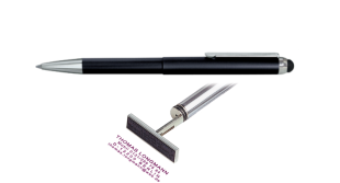 Фото Ручка штамп 3302М черный цвет
