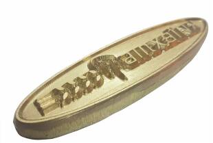 Фото Клише латунное