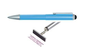 Фото Ручка штамп 3313М голубого цвета
