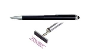 Фото Ручка штамп 3302М черный цвет